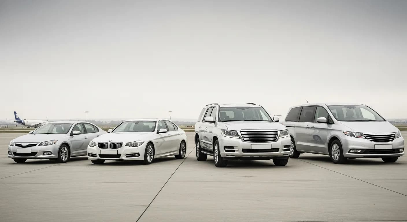 Transferhood vehicle category selection guide for airport transfers