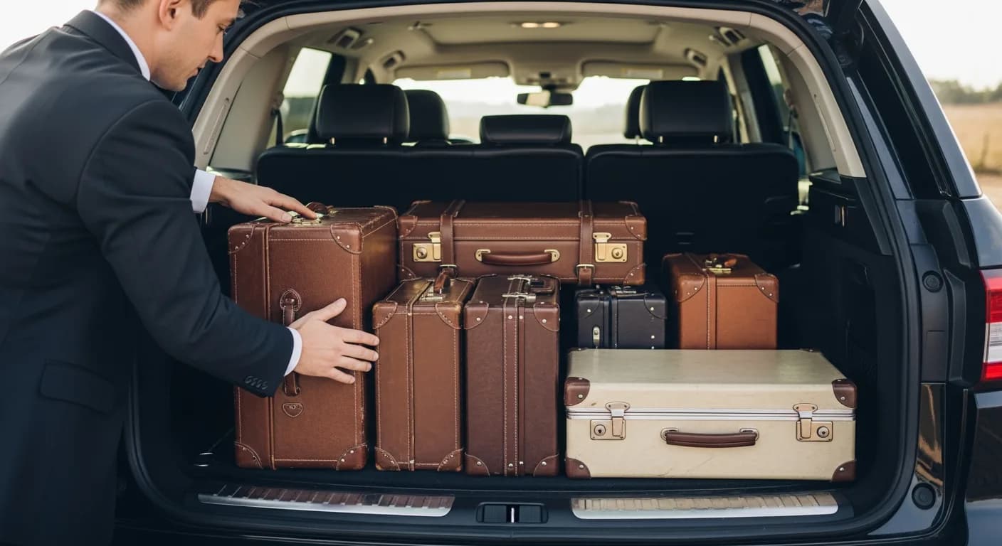 Transferhood explanation of why luggage details affect airport transfer booking accuracy