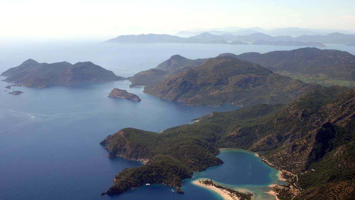 Transferhood — Dalaman: Your Gateway to the Turquoise Coast (the Blue Lagoon of Ölüdeniz from above)