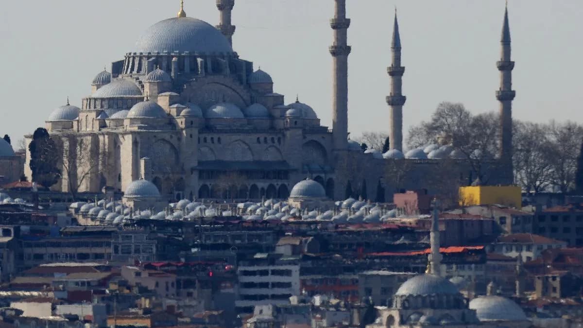 Transferhood — Istanbul: Where Europe Meets Asia (the great Süleymaniye Mosque above the old-city skyline)