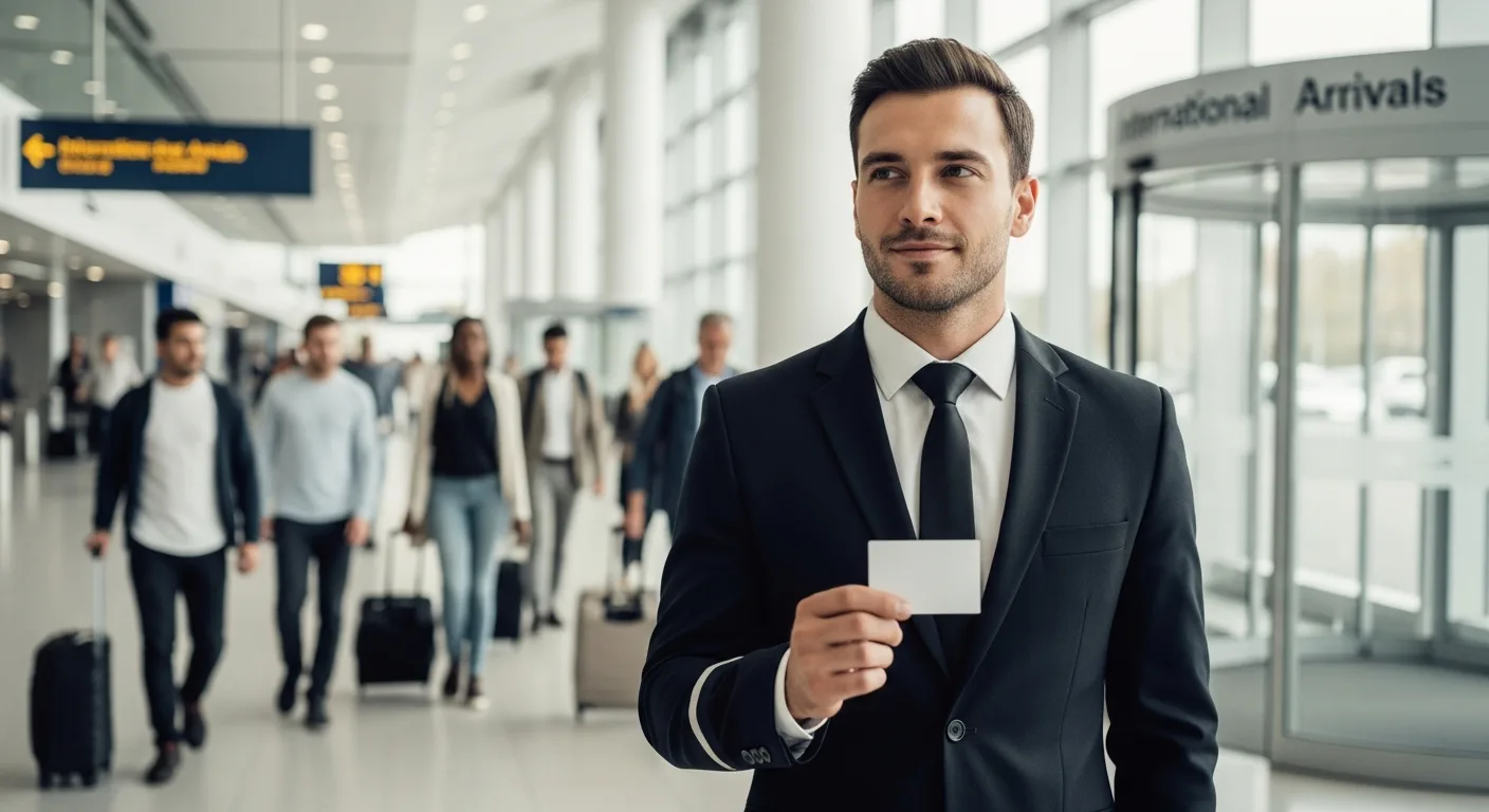 Transferhood airport pickup operations — driver positioning and terminal coordination