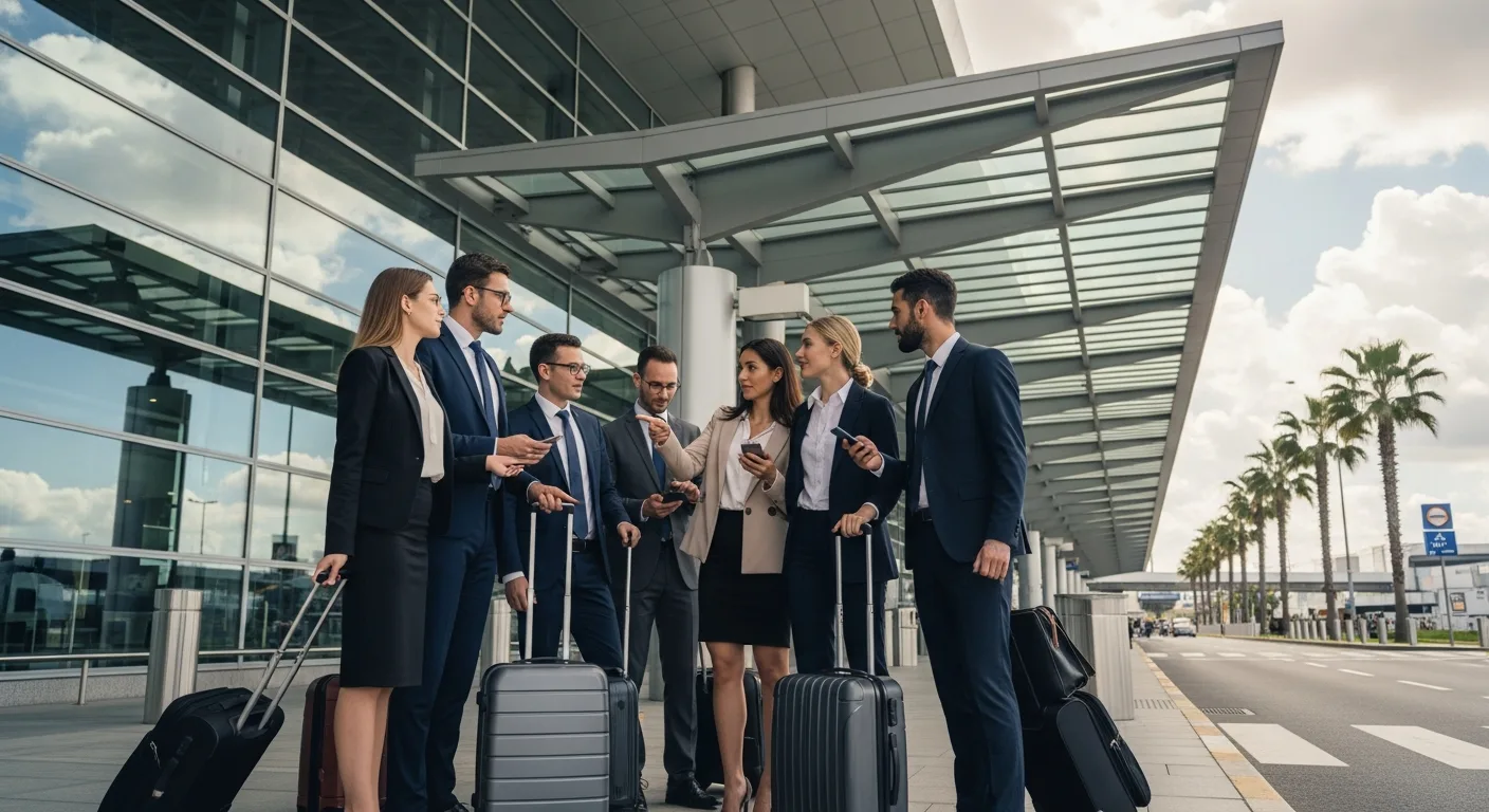 Transferhood group transfer vehicle planning for airport journeys