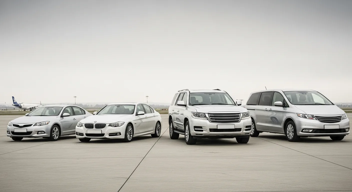 Transferhood vehicle category selection guide for airport transfers