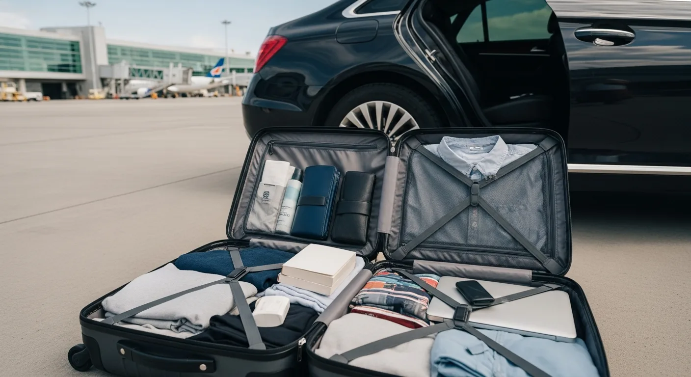 Transferhood packing efficiently for airport transfers
