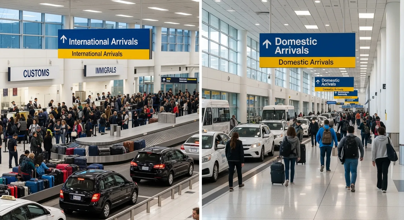 Transferhood international vs domestic terminal transfer differences