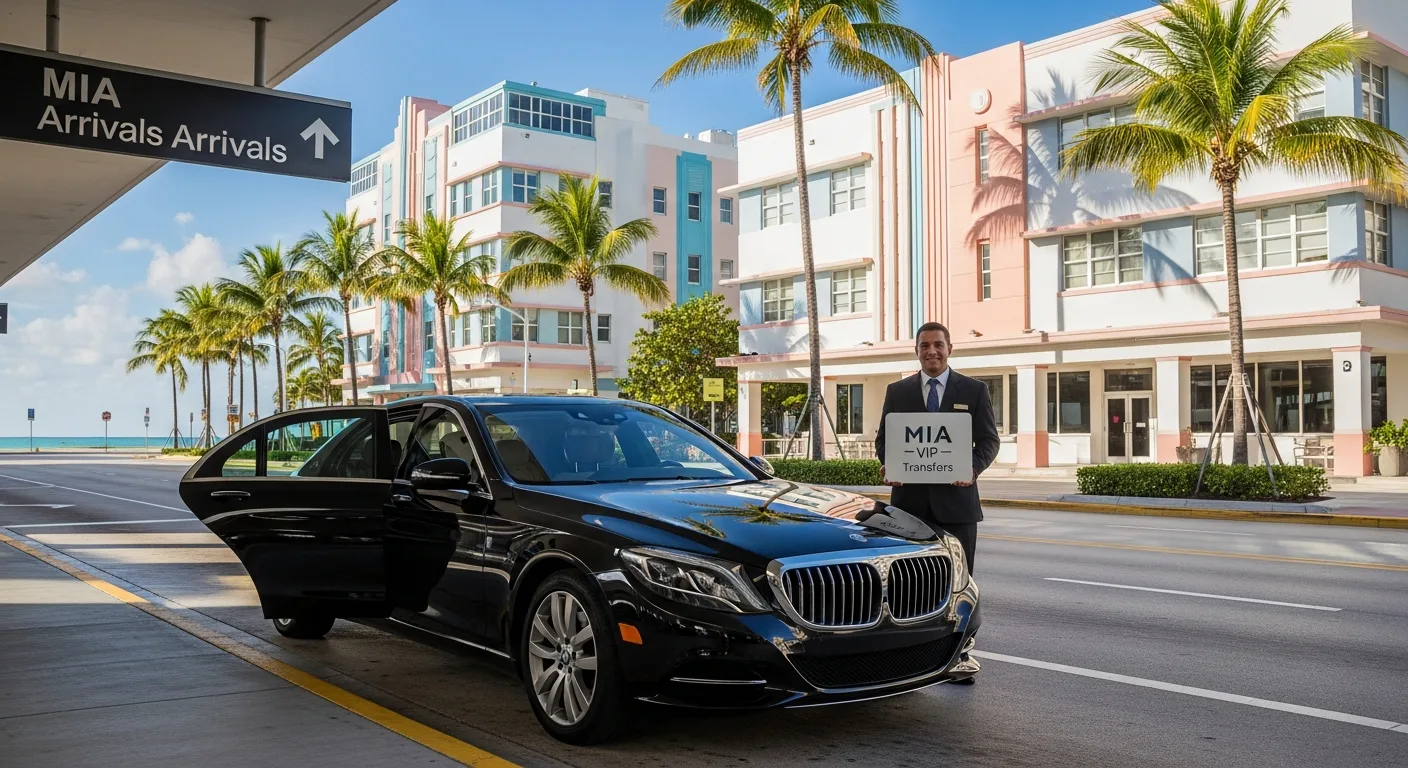 Miami airport transfer guide — MIA concourses, I-95 routes, South Beach, Brickell timing