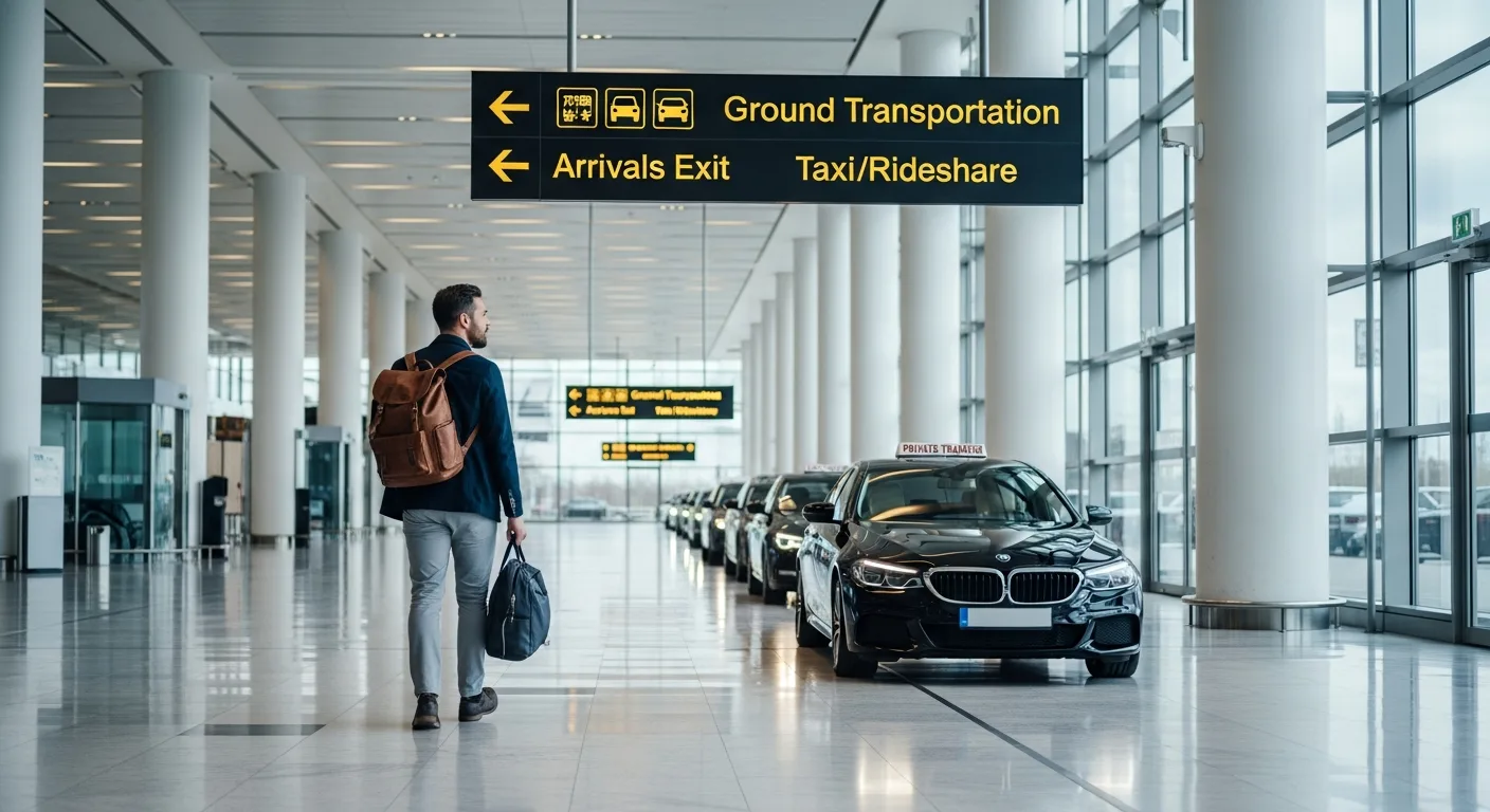 Transferhood navigating large hub airports transfer pickup